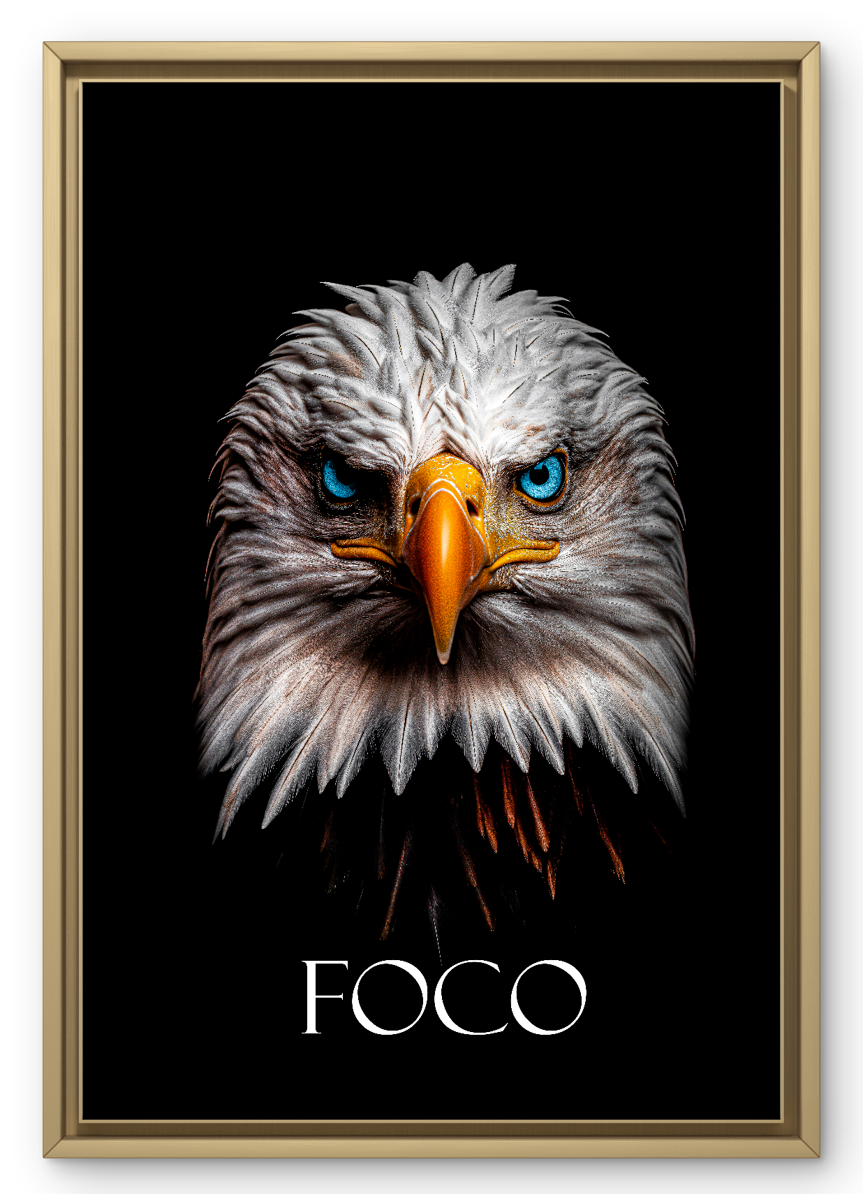 Quadro Decorativo Águia Foco