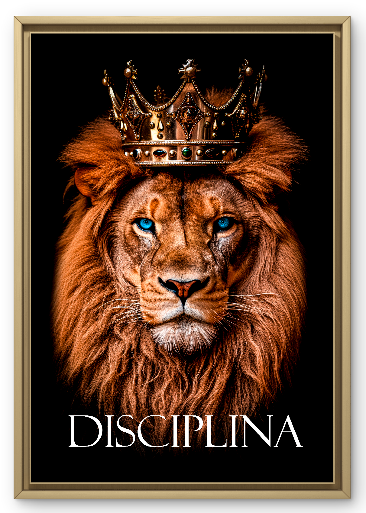 Quadro Decorativo Leão Disciplina
