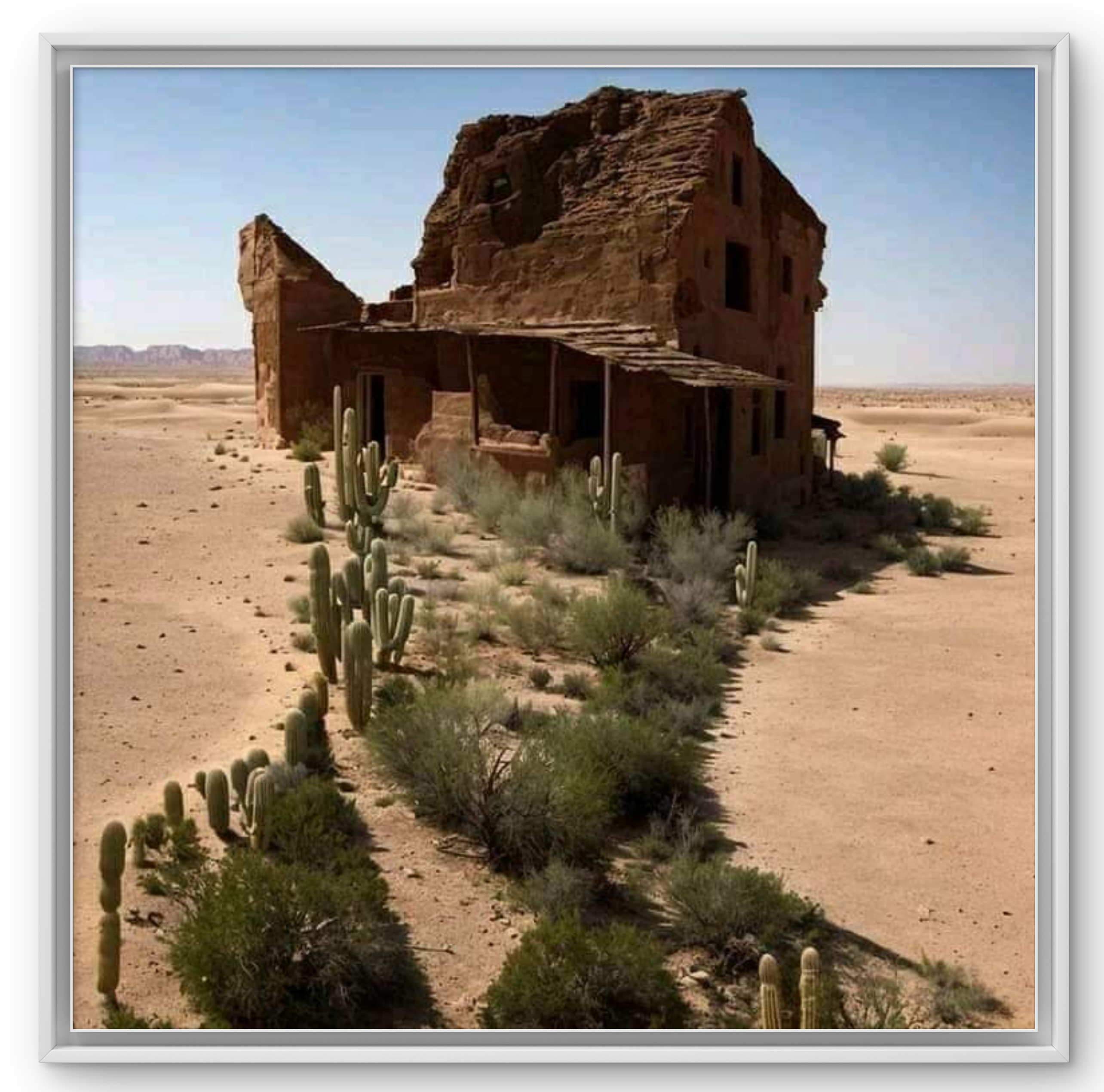 Quadro Decorativo - Ruínas no Deserto