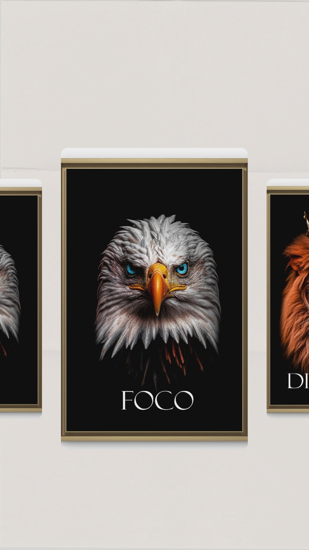 Quadro Decorativo Lobo Execução